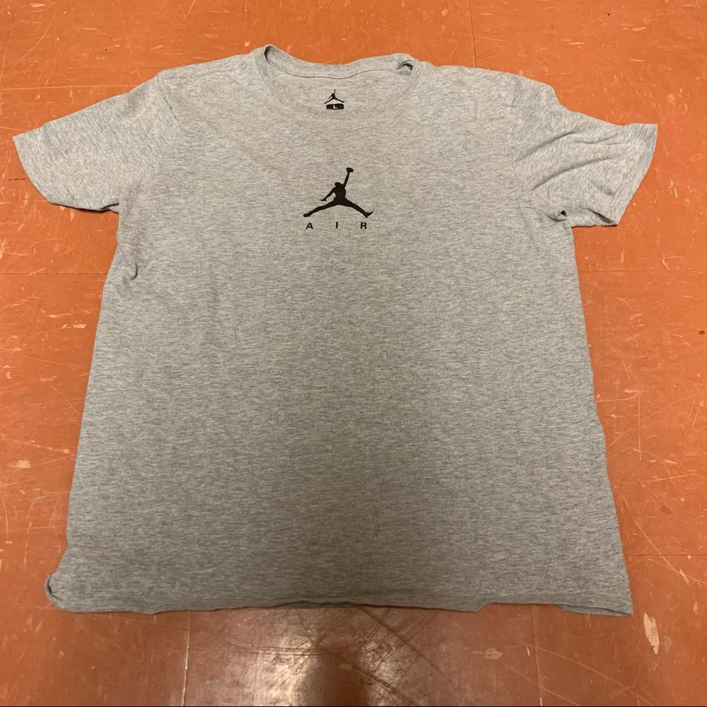 Gray Jordan Air Basic Tee